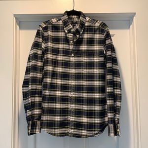 Men’s plaid Oxford